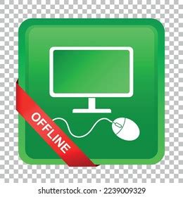 Vector Illustration Green Offline Icon Stock Vector (Royalty Free) 2239009329 | Shutterstock