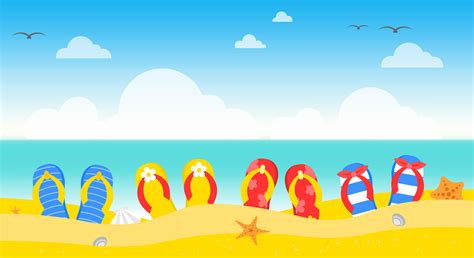 Beach Clip Art Summer Beach X Vector Cartoon Beach Hd Clip Art | My XXX ...