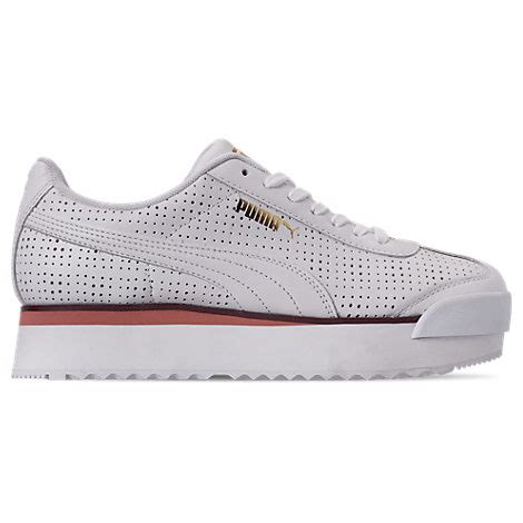 Puma Women's Roma Amor Perforated Platform Sneakers In White | ModeSens