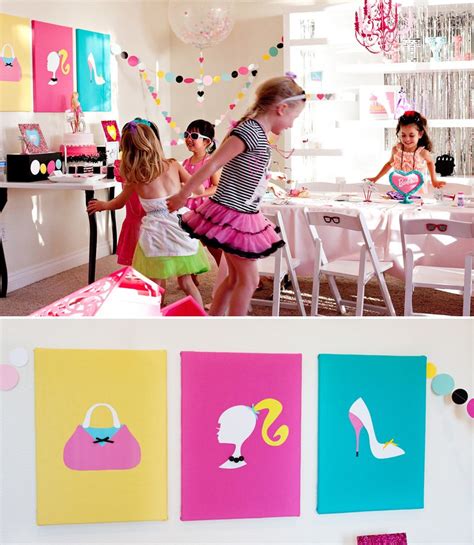 Colorful & Modern Barbie Birthday Party Ideas // Hostess with the Mostess®