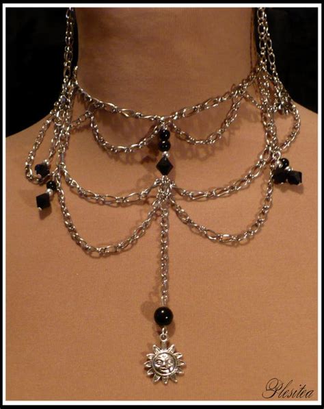 Black Sun - Goth Necklace + by PLESITEArt on DeviantArt