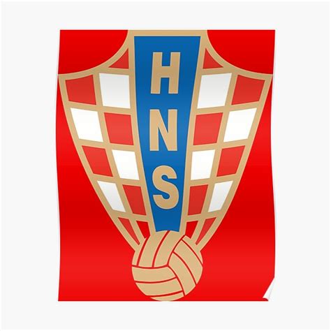 "Croatia World Cup Qatar 2022 Hrvatska" Poster for Sale by vintage-foot ...