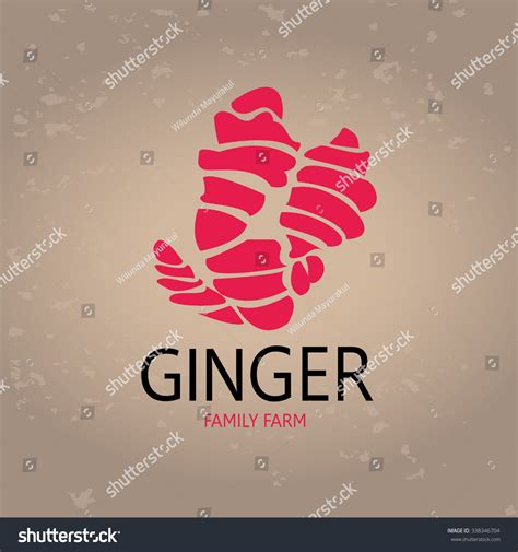 Ginger Detailed Vector Logo Series Food Stock Vector (Royalty Free) 338346704 | Shutterstock