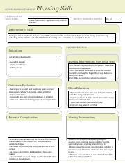 Condom catheter Application Nursing Skill form .docx - STUDENT NAME SKILL NAME Urinary ...