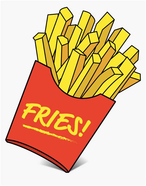 A Balanced Meal - Fries Clipart, HD Png Download , Transparent Png ...