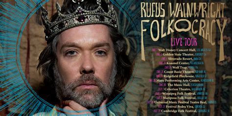 Rufus Wainwright Announces Folkocracy Tour – Rufus Wainwright