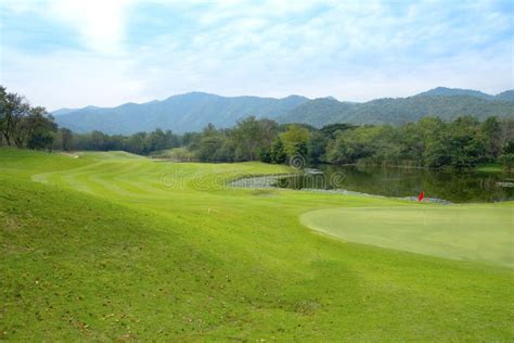 Golf course landscape stock photo. Image of recreation - 145989586