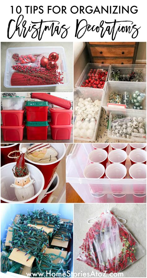 Christmas Storage Ideas: 10 Tips for Organizing Christmas Decorations | Home Stories A to Z