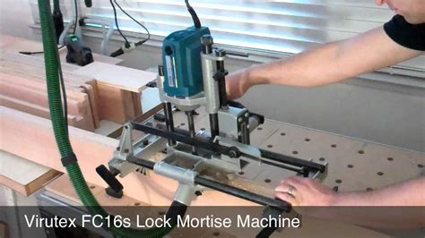 Cutting Large Mortises With A Lock Mortiser - YouTube