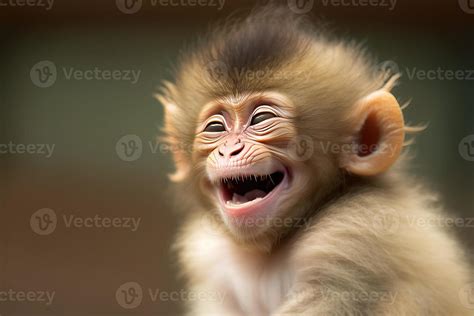 Baby Monkey Smiling