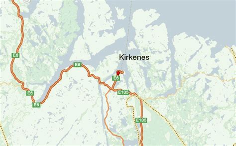 Kirkenes Norway Map - ToursMaps.com