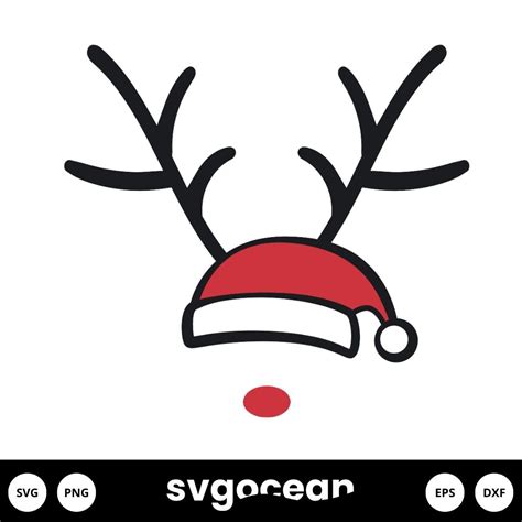 Reindeer Antlers Svg vector for instant download - Svg Ocean — svgocean