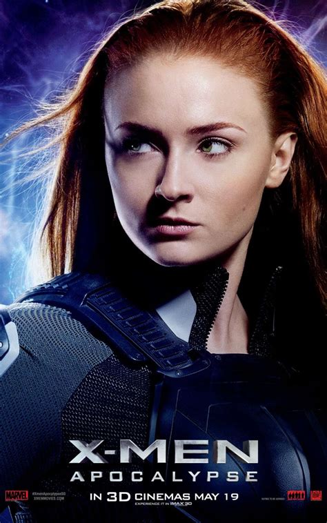 Sophie Turner – X-Men: Apocalypse Jean Grey Character Poster – GotCeleb