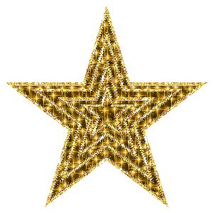 Gold Glitter Star | Joyeux noel