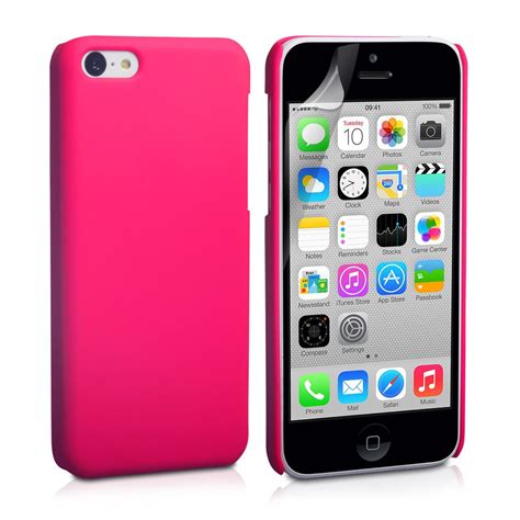 YouSave iPhone 5C Hard Hybrid Case - Hot Pink | Mobile Madhouse | Pink ...