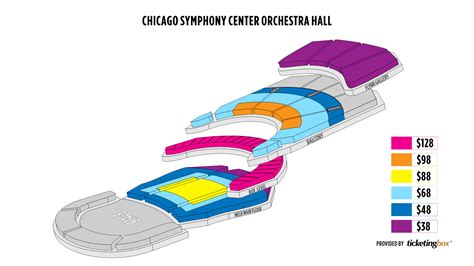 Seating Chart Chicago Symphony Center: A Visual Reference of Charts ...