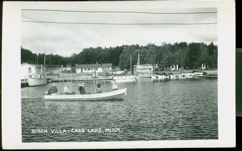 Cass Lake, MN, Cass Lake, Birchvilla Resort #2, ca 1950s | Ren Holland's Website