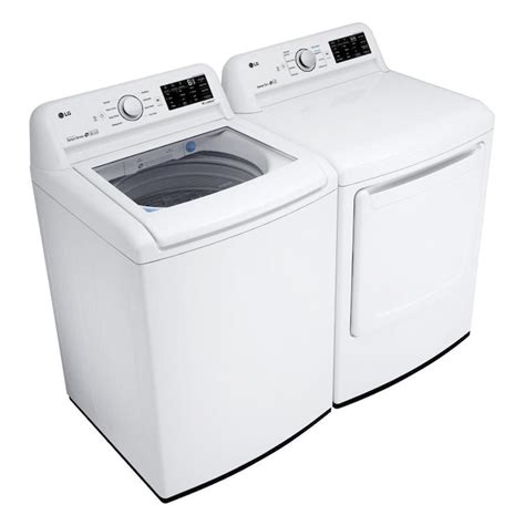 Shop LG High Efficiency-Top Load Washer & Gas Dryer Set at Lowes.com