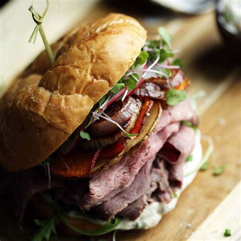 Roast Beef Sandwich Recipe with Horseradish Cream - Chef Billy Parisi