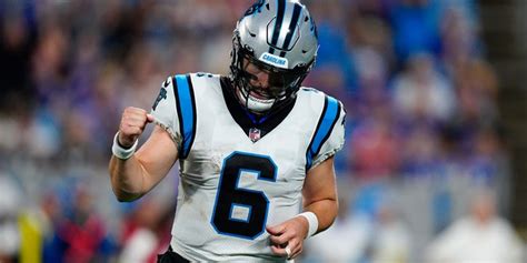 Panthers' Baker Mayfield to start vs Ravens, PJ Walker out with high ...