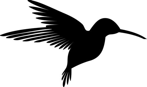 Hummingbird Silhouette 3 - Openclipart