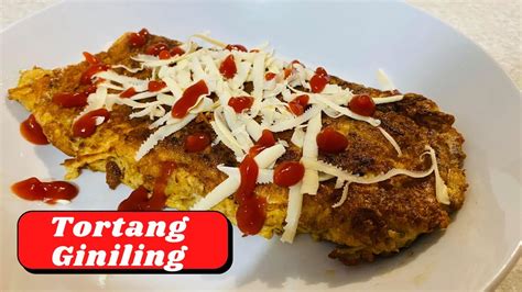 TORTANG GINILING WITH CHEESE /GROUND PORK OMELET - YouTube