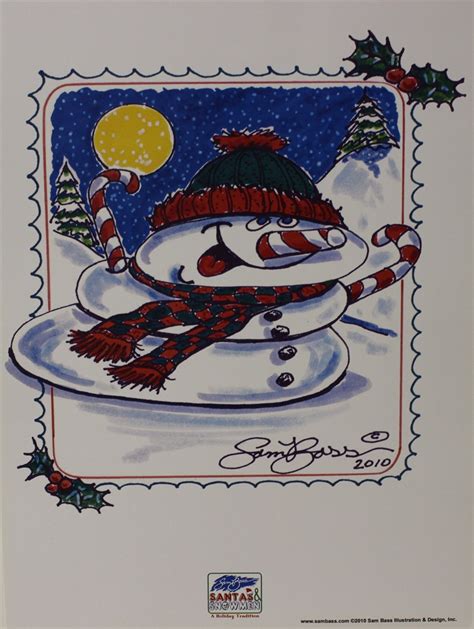 2010 Snowman #3 MINI Poster 11 " X 17" | WWW.PLANBSALES.COM