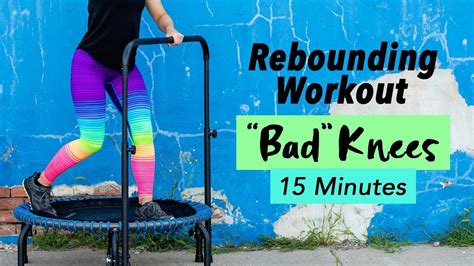 Rebounding for Beginners and Seniors / Low Impact Bad Knees Workout | Bad knee workout, Knee ...