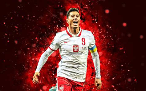 Download wallpapers Robert Lewandowski, 4k, 2022, Poland National Team, soccer, footballers ...