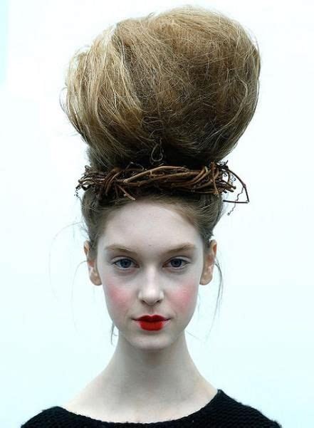 Trendy Bird Nest Hair Crazy 34 Ideas | Black hair makeup, Fashion week hair, Hair makeup