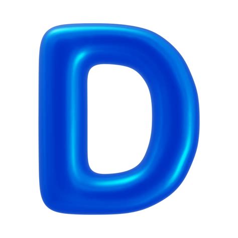 Alphabet Letter D In 3d Render 19552832 Png - vrogue.co