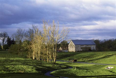 Farm barn scenic landscape royalty free stock photograph