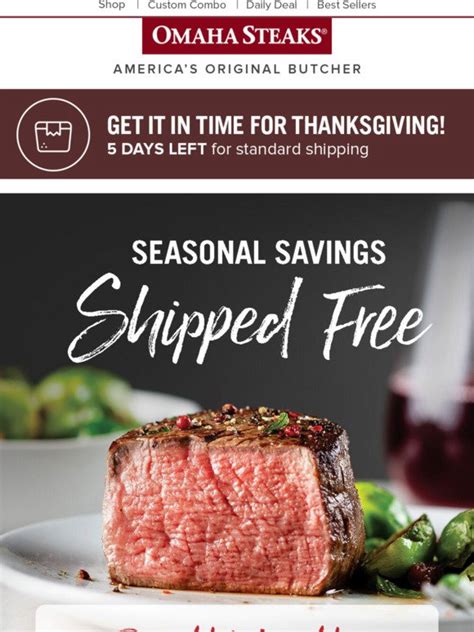 OmahaSteaks.com, Inc.: 🎄 Holiday DEALS, FREE Shipping 🎄 | Milled