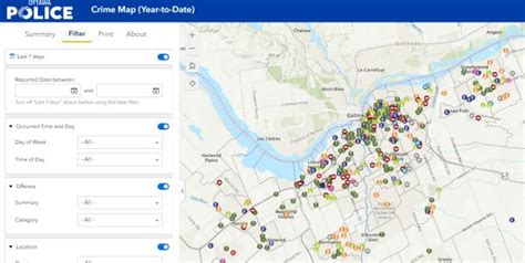 Ottawa Police have launched a new Crime Map, | OttawaSeniors.com