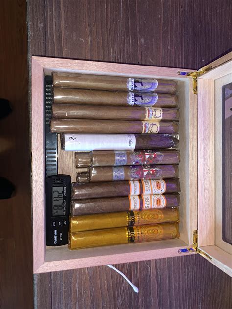 Finally got my first cigar box filled up with some of my favorites I’ve ...