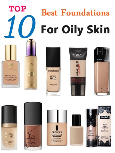 Top 10 Best Foundations For Oily Skin - Pretty Designs