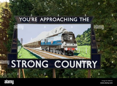 The Strong Country West Country Sign Stock Photo - Alamy