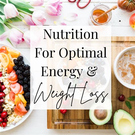 Nutrition For Optimal Energy & Weight Loss - Kelly Bonanno