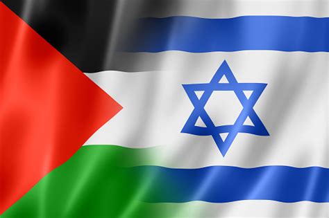 Palestine And Israel Flag Stock Photo - Download Image Now - iStock