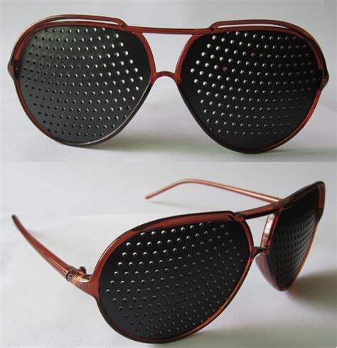 Pinhole Glasses, custom logo pin hole eyeglasses - China supplier ...