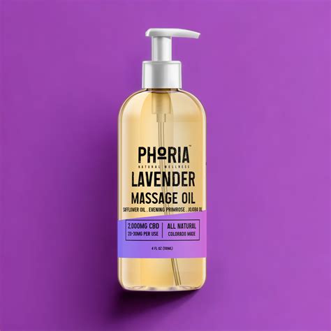 Lavender CBD Massage Oil - Phoria Natural Wellness