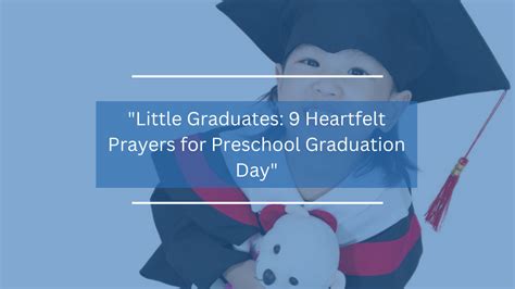 9 Heartfelt Prayers for Preschool Graduation Day