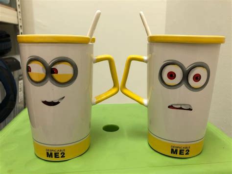 Minions coffee mugs and shot glasses, Furniture & Home Living ...