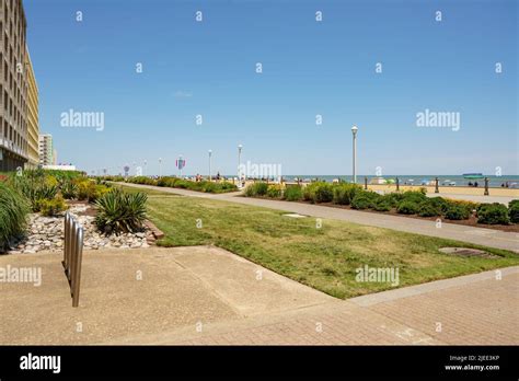 Stock photo of the Virginia Beach Boardwalk Stock Photo - Alamy