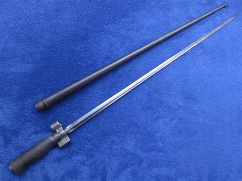 ORIGINAL M1886 FRENCH Lebel Rifle Bayonet And Scabbard Rare Steel ...