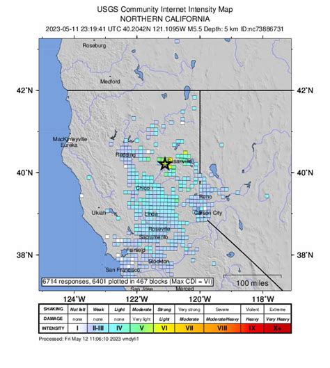 Shallow M5.5 earthquake, series of aftershocks hit Lake Almanor ...