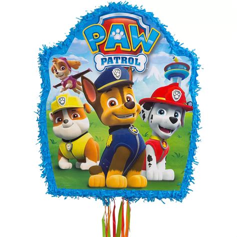 Pull String PAW Patrol Pinata 19in x 18 1/2in | Party City