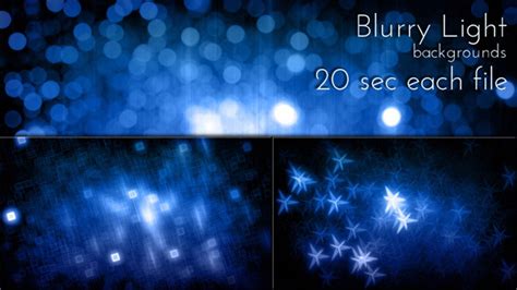 Motion Blue Blurry Lights, Motion Graphics | VideoHive