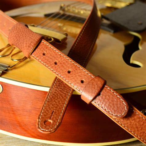 Handmade Leather Guitar Strap GS55 by Pinegrove Leather