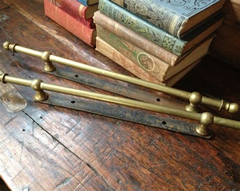 Antique Brass Towel Bars Set of 2 French - Etsy